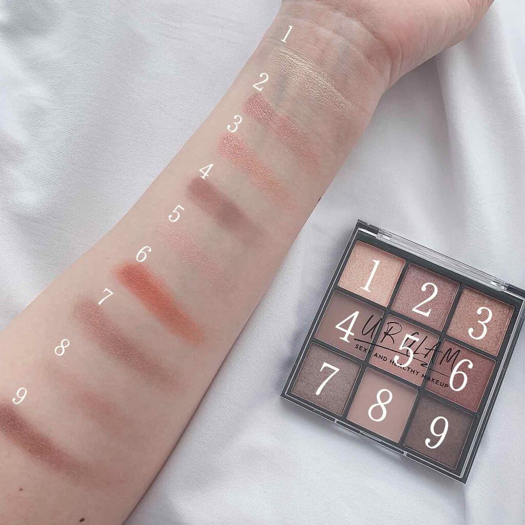 UR GLAM　BLOOMING EYE COLOR PALETTE/U R GLAM/アイシャドウパレットを使ったクチコミ（2枚目）