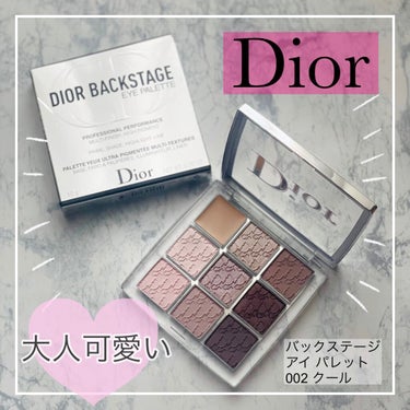 アットコスメで貯まったポイントで購入✌️
今回はこちらです！
ーーーーーーーーーーーーー
Dior ディオール バックステージ 
アイ パレット002

 9色(内1色アイシャドウベース)
税込6050