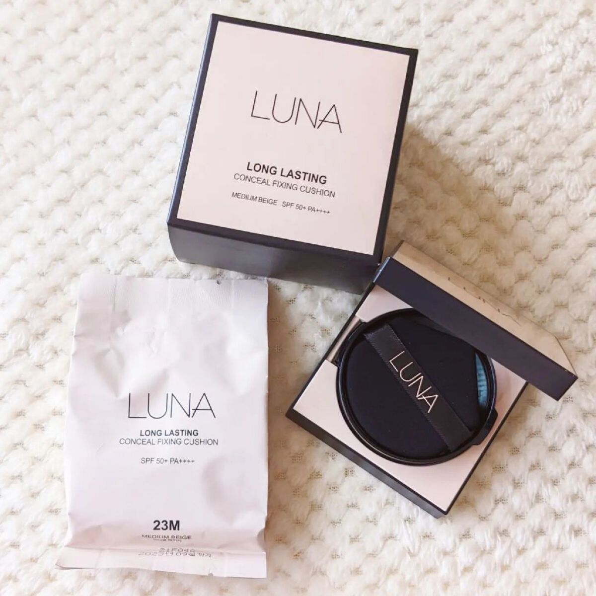  ロングラスティングコンシールフィクシングクッション /LUNA/クッションファンデーションを使ったクチコミ（3枚目）