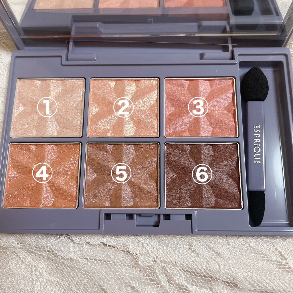 セレクトアイカラー N ジュエリーボックス/ESPRIQUE/アイシャドウパレットを使ったクチコミ(3枚目)