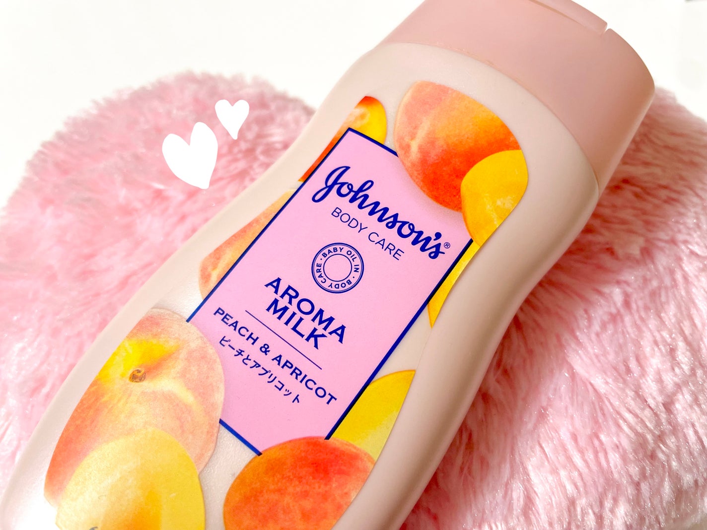 ラスティングモイスチャーアロマミルク  ピーチとアプリコットの香り/ジョンソンボディケア/ボディミルクを使ったクチコミ(2枚目)