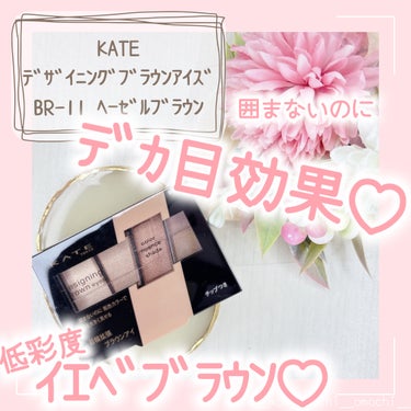 デザイニングブラウンアイズ/KATE/アイシャドウパレットを使ったクチコミ（1枚目）