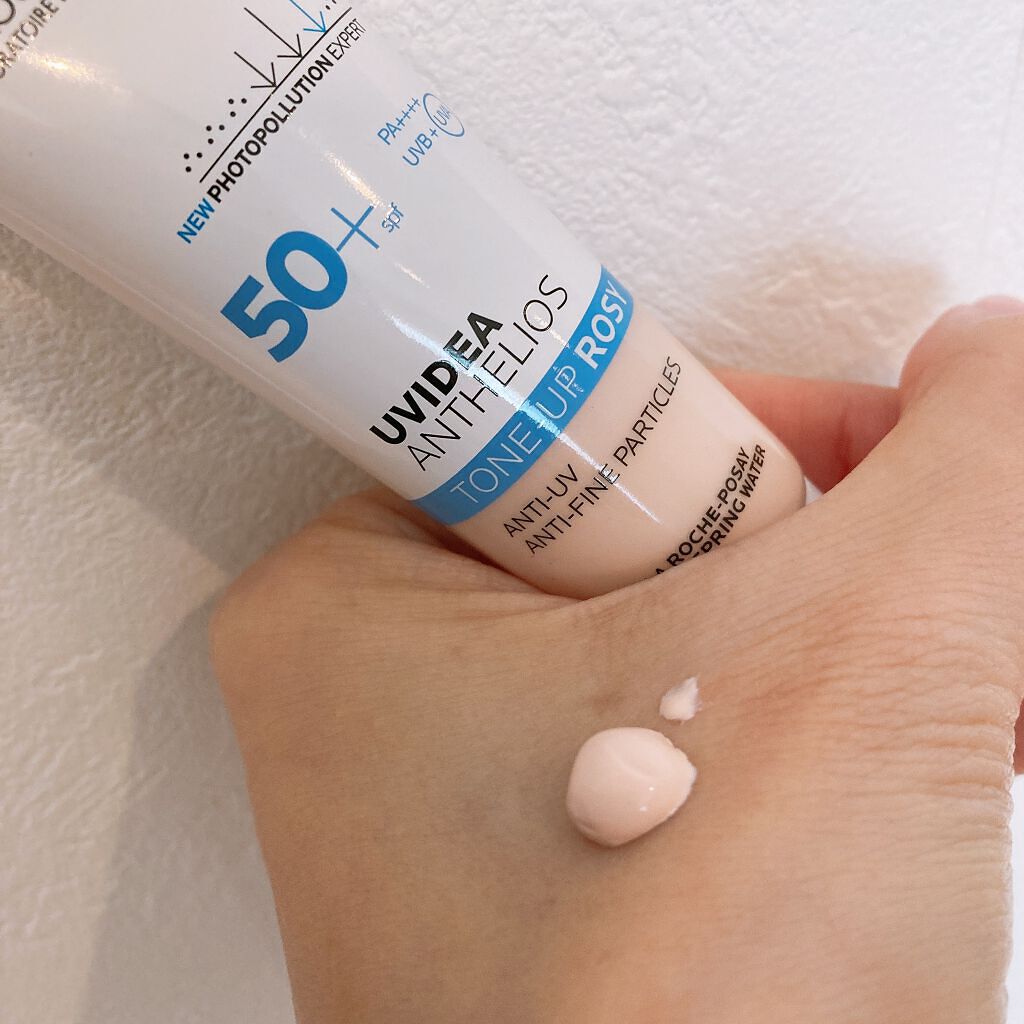 UVイデア XL プロテクショントーンアップ ローズ/ラ ロッシュ ポゼ/日焼け止めクリームを使ったクチコミ（3枚目）