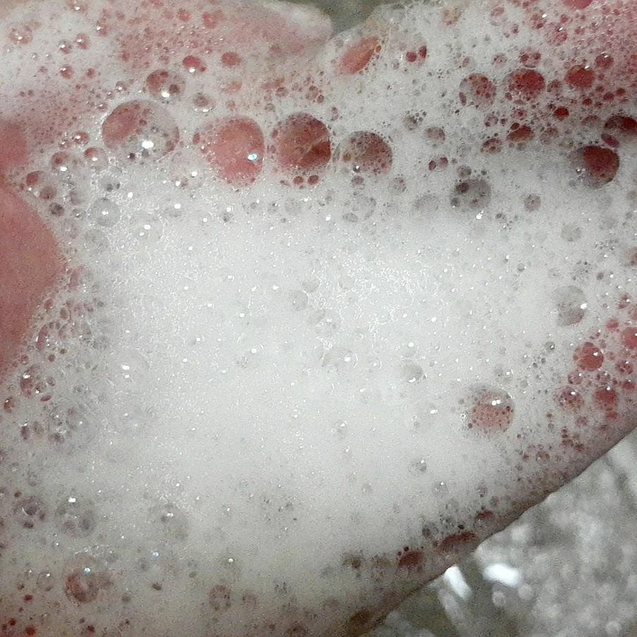 Q+Me スウィート ボム タラソ スクラブ/AGARISM/バスト・ヒップケアを使ったクチコミ(7枚目)