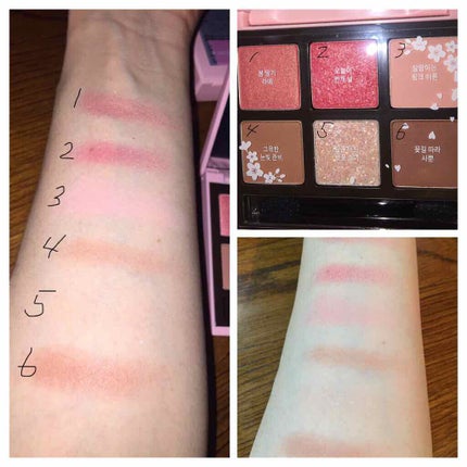 ハート プレイカラーアイズ/ETUDE/アイシャドウパレットを使ったクチコミ(2枚目)