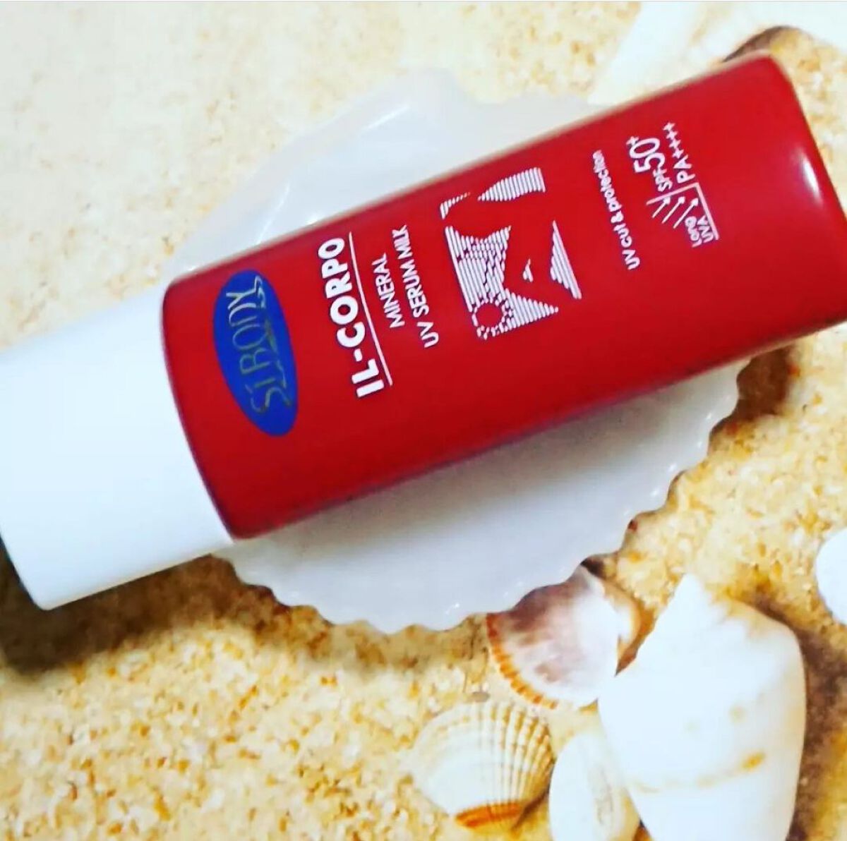 ミネラルUVセラムミルク/イルコルポ/日焼け止め・UVケアを使ったクチコミ（1枚目）