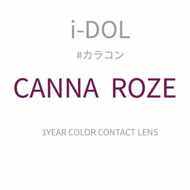 CANNA ROZE (カンナロゼ)/i-DOL/カラーコンタクトレンズを使ったクチコミ（1枚目）