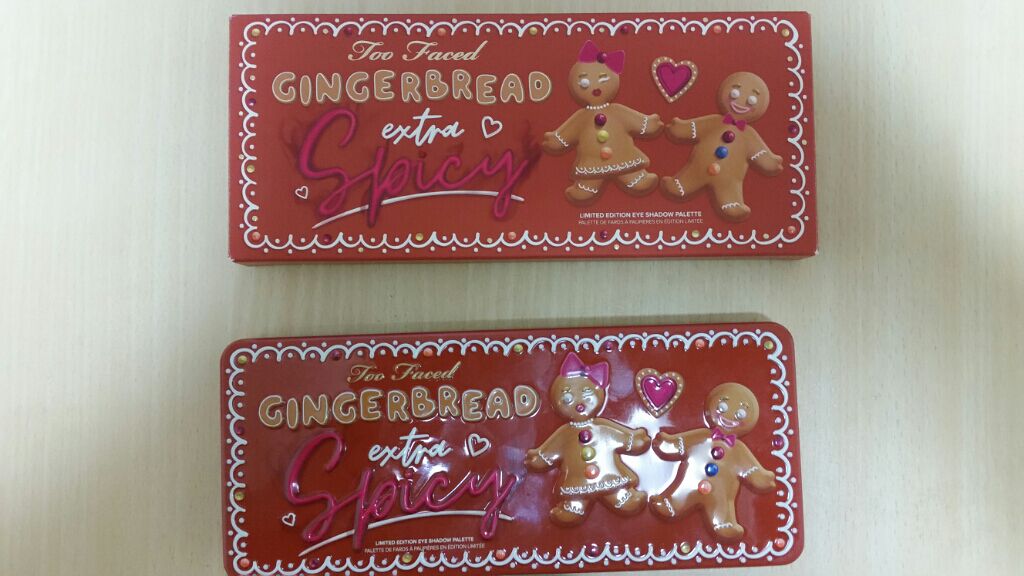 ジンジャーブレッド エクストラ スパイシー アイシャドウ パレット/Too Faced/メイクアップキットを使ったクチコミ（2枚目）
