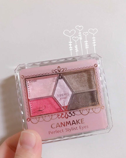 【旧品】パーフェクトスタイリストアイズ/キャンメイク/アイシャドウパレットを使ったクチコミ(1枚目)