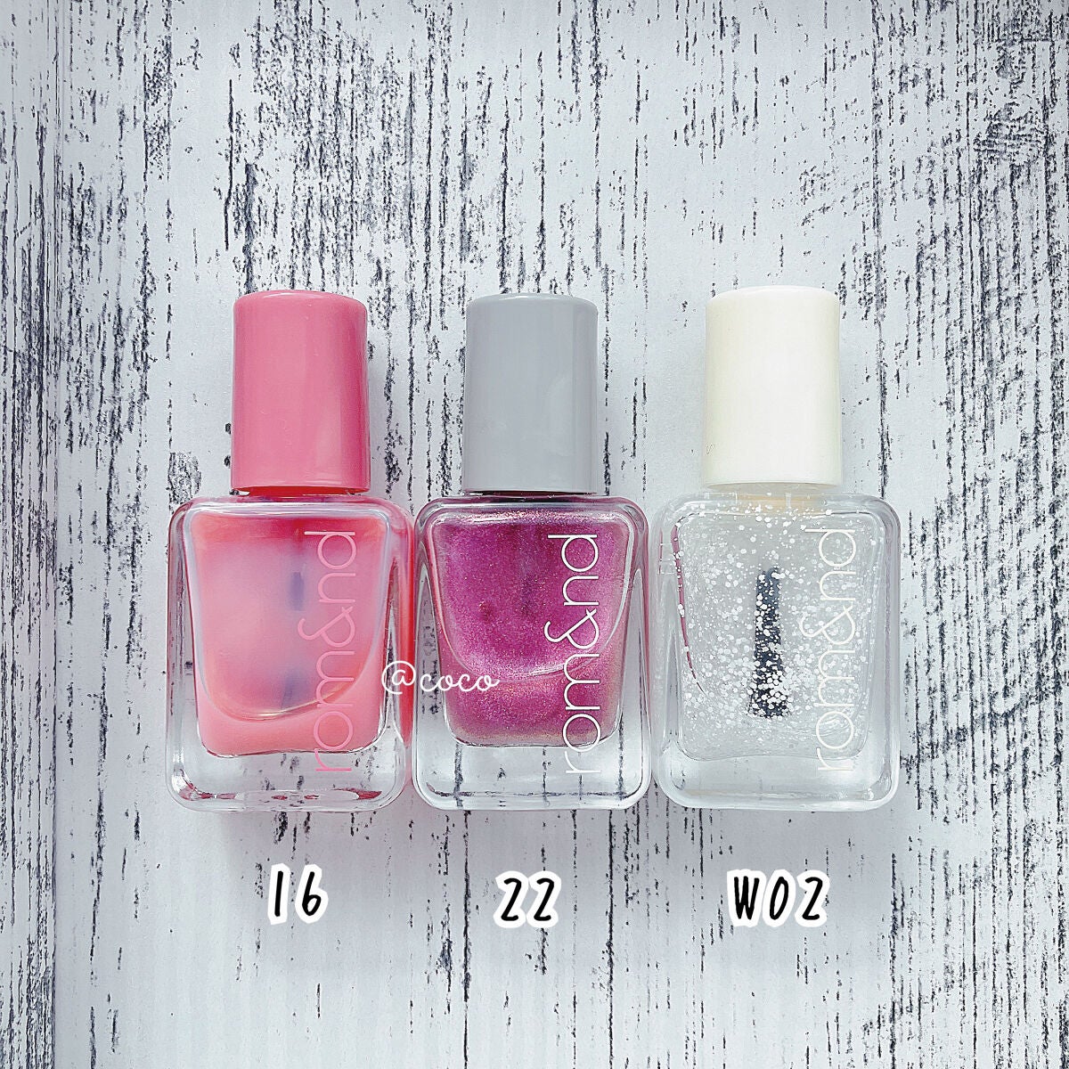 ムードペブルネイル/rom&nd/マニキュアを使ったクチコミ(3枚目)