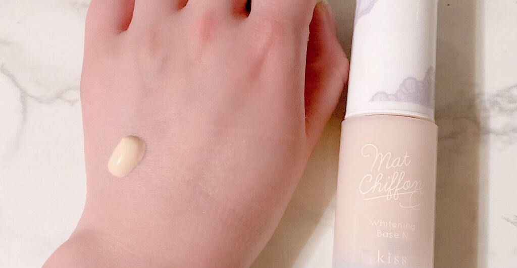 マットシフォン UVホワイトニングベースN/KiSS/化粧下地を使ったクチコミ（2枚目）
