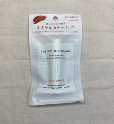 THE PUBLIC ORGANIC オーガニック認証 精油カラーリップスティックのクチコミ「こっくりオレンジ色なオーガニックリップを紹介‪🧡‬‪


THE PUBLIC ORGANIC.....」（1枚目）