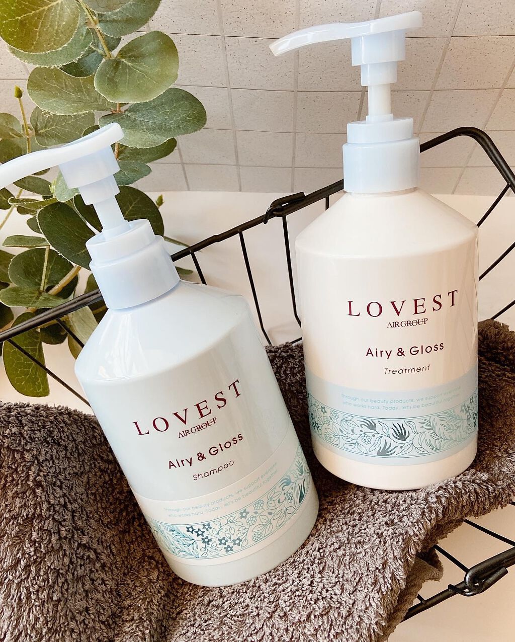 エアリーアンドグロス シャンプー/トリートメント /LOVEST by air Salon Quality Hair Care/市販シャンプーを使ったクチコミ(1枚目)