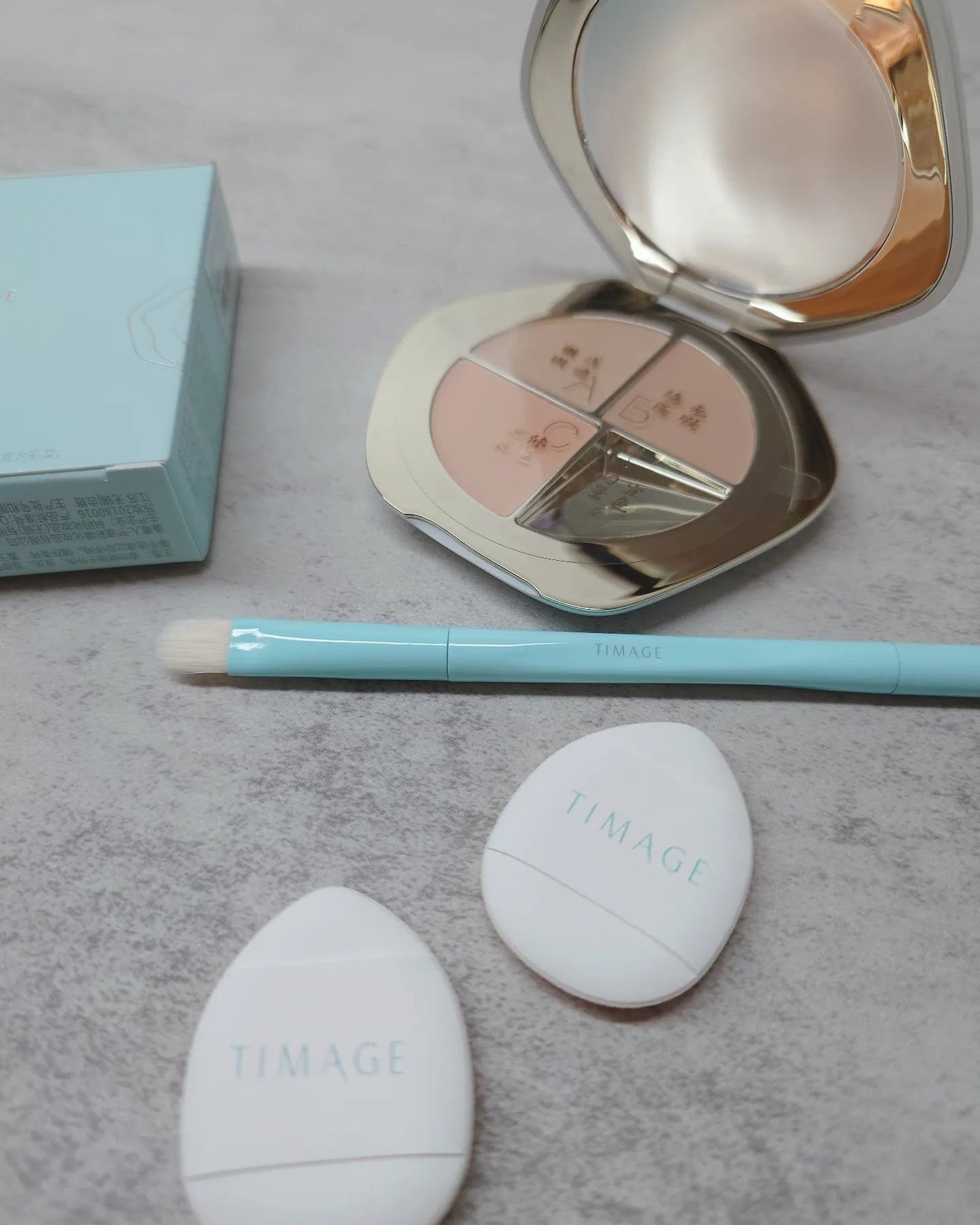 TIMAGE クリーミーコンシーラーパレット/TIMAGE/パレットコンシーラーを使ったクチコミ(5枚目)