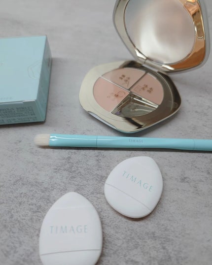 TIMAGE クリーミーコンシーラーパレット/TIMAGE/パレットコンシーラーを使ったクチコミ(5枚目)