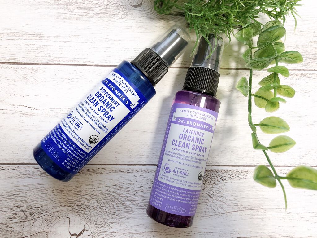 オーガニッククリーンスプレー   ラベンダー/Dr. Bronner's Magic Soaps(海外)/その他を使ったクチコミ（1枚目）