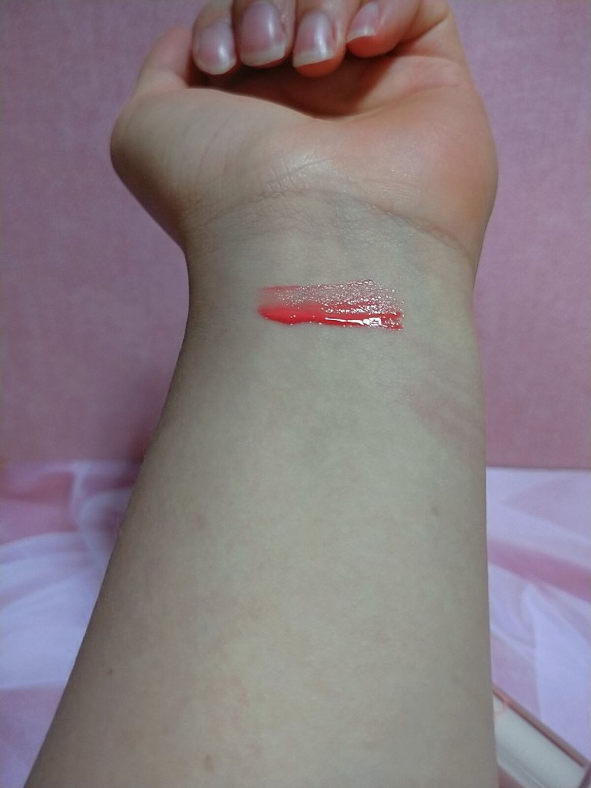 デュイフルウォーターティント/rom&nd/リップティントを使ったクチコミ（2枚目）