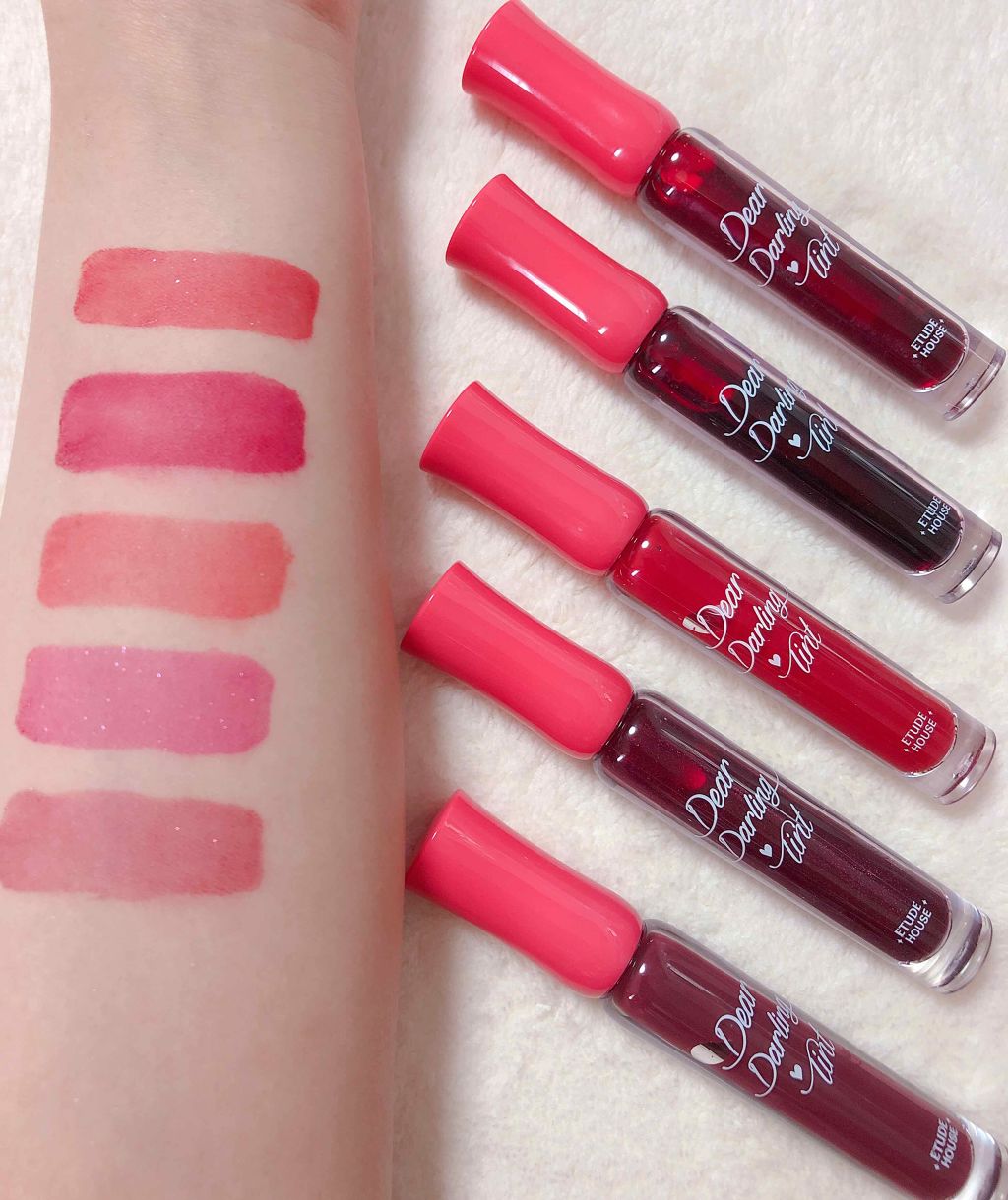 ディアダーリン ウォータージェルティント/ETUDE/リップティントを使ったクチコミ(3枚目)