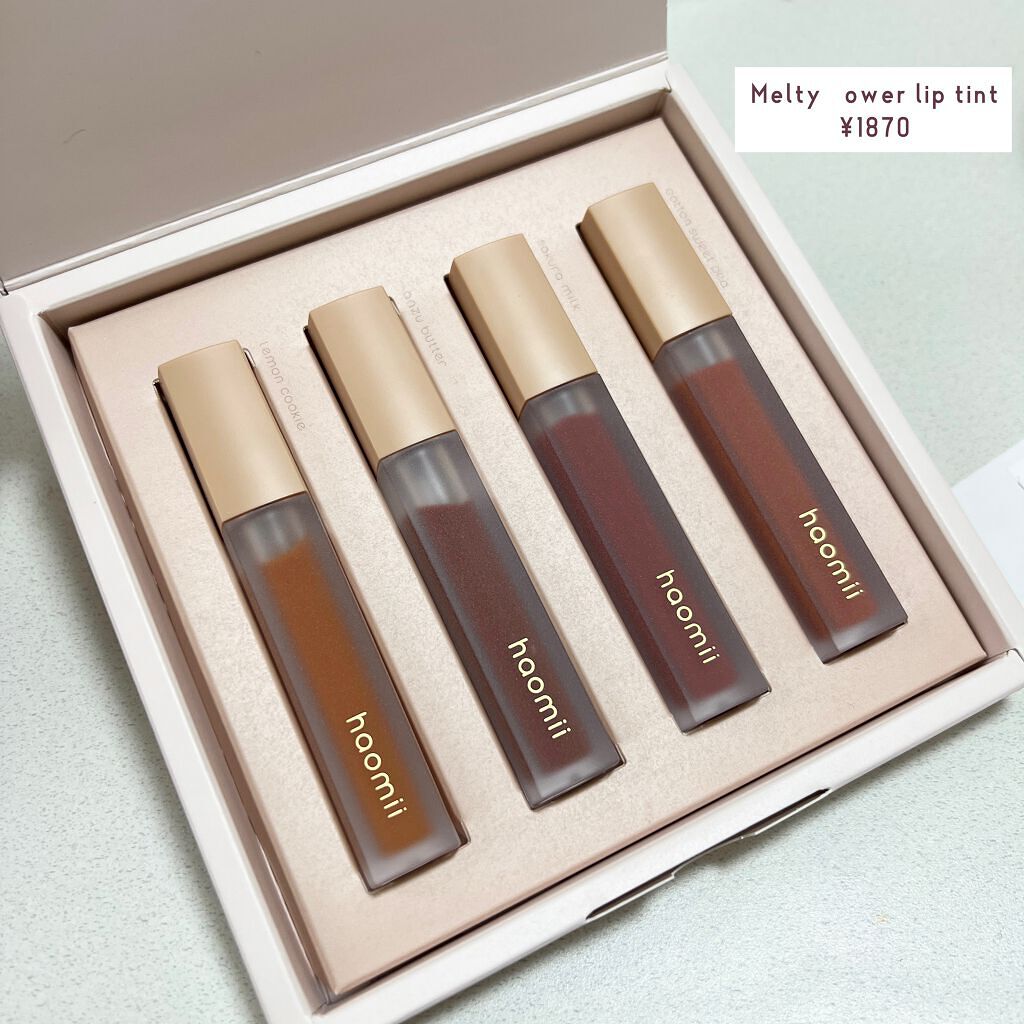 Melty flower lip tint/haomii/口紅を使ったクチコミ(2枚目)