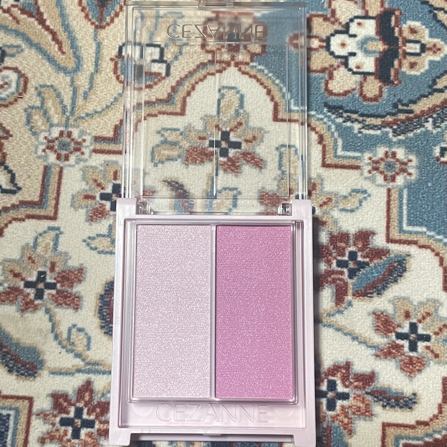 フェイスグロウカラー/CEZANNE/クリームハイライトを使ったクチコミ（2枚目）