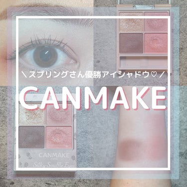 えり💄(投稿ある方フォロバ100🩷) on LIPS 「...CANMAKEシルキースフレアイズ(マットタイプ)M04..」（1枚目）