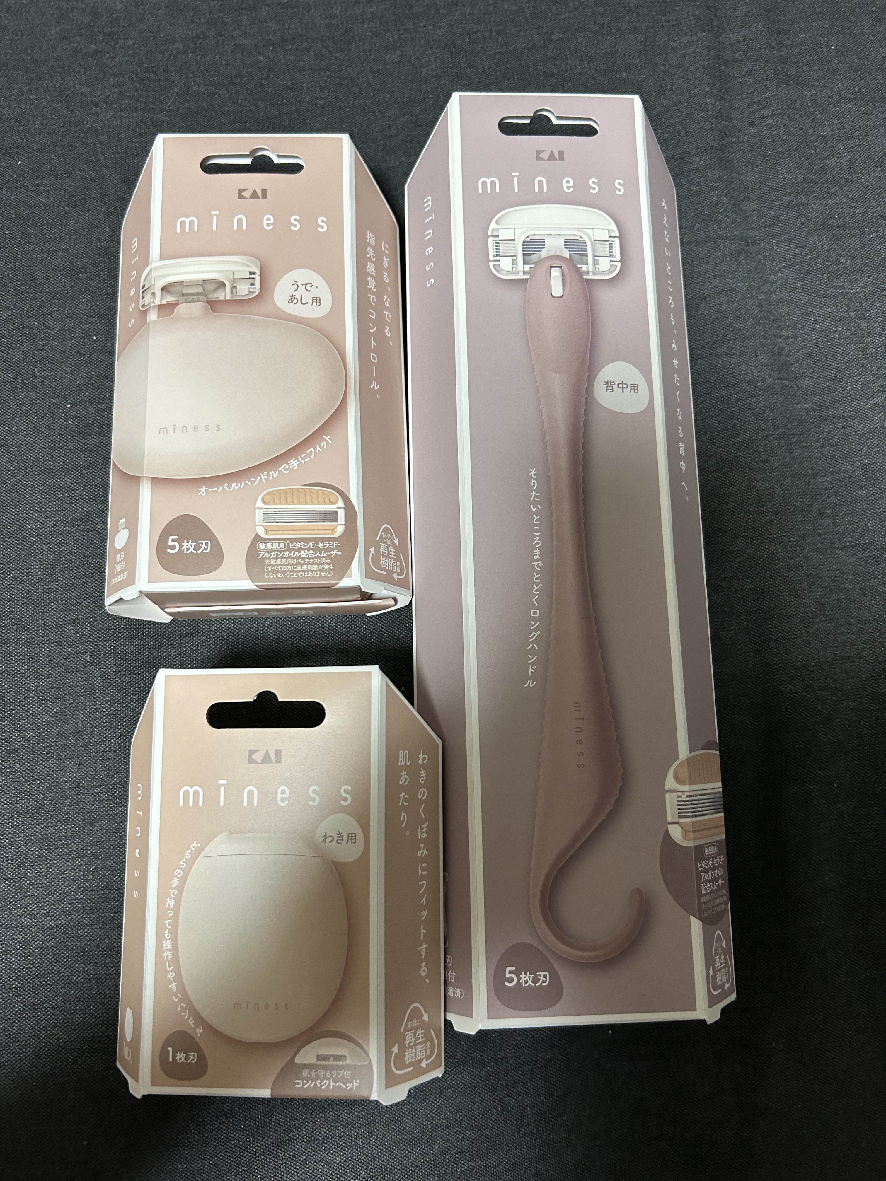 miness わき用カミソリ/貝印/シェーバーを使ったクチコミ（1枚目）