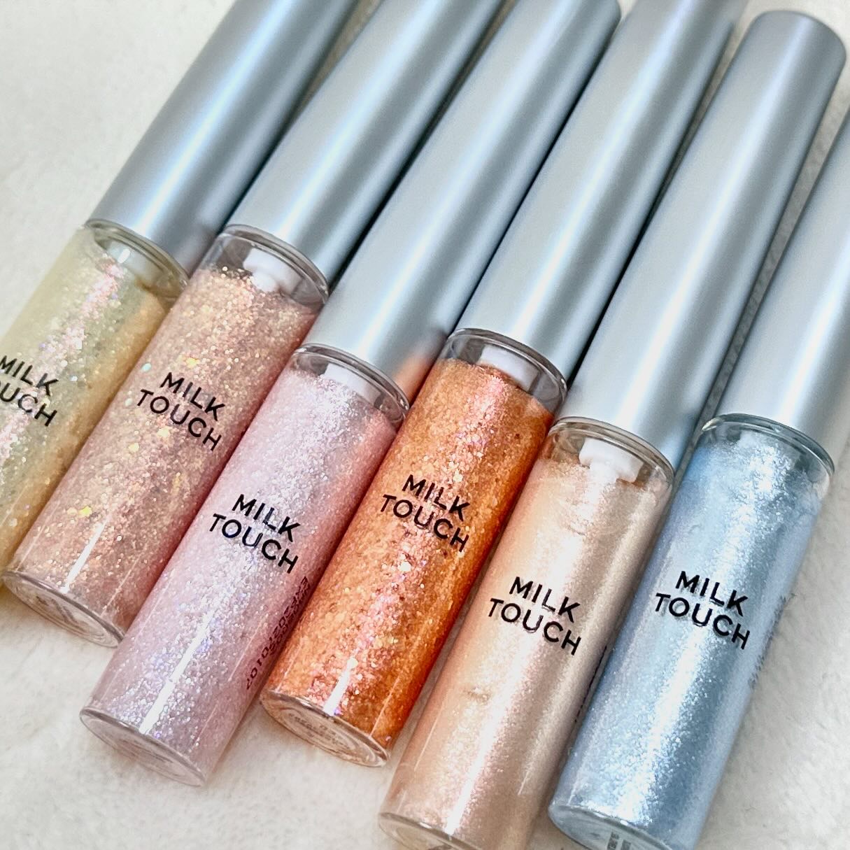 フェアリージュエルアイグリッター Aurora White Jewelry/Milk Touch/グリッターを使ったクチコミ（3枚目）