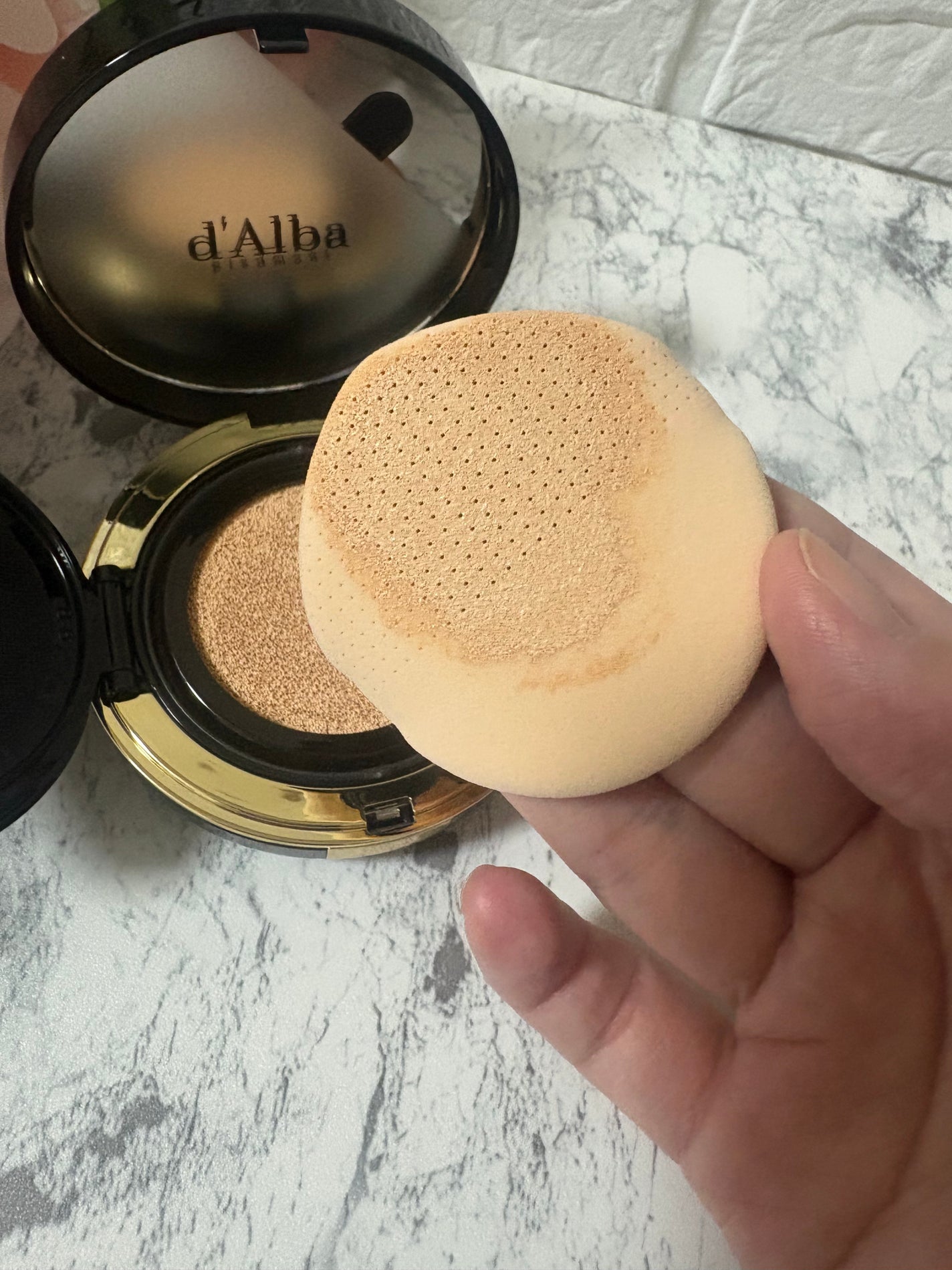 グロウフィットセラムカバークッション/ダルバ/クッションファンデーションを使ったクチコミ(5枚目)