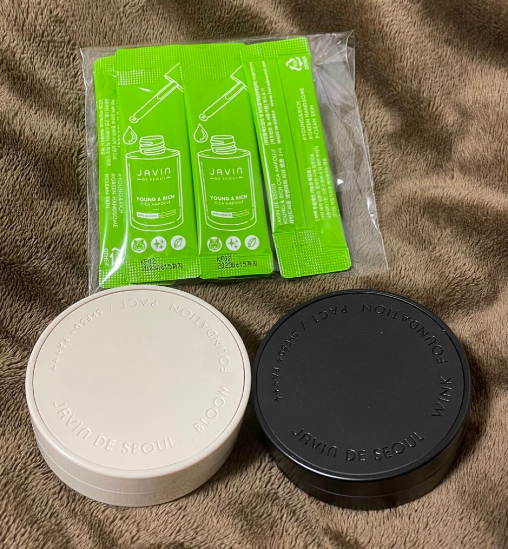 ジャビンドゥソウル ウインクファンデーションパクト/Javin De Seoul/クッションファンデーションを使ったクチコミ(1枚目)