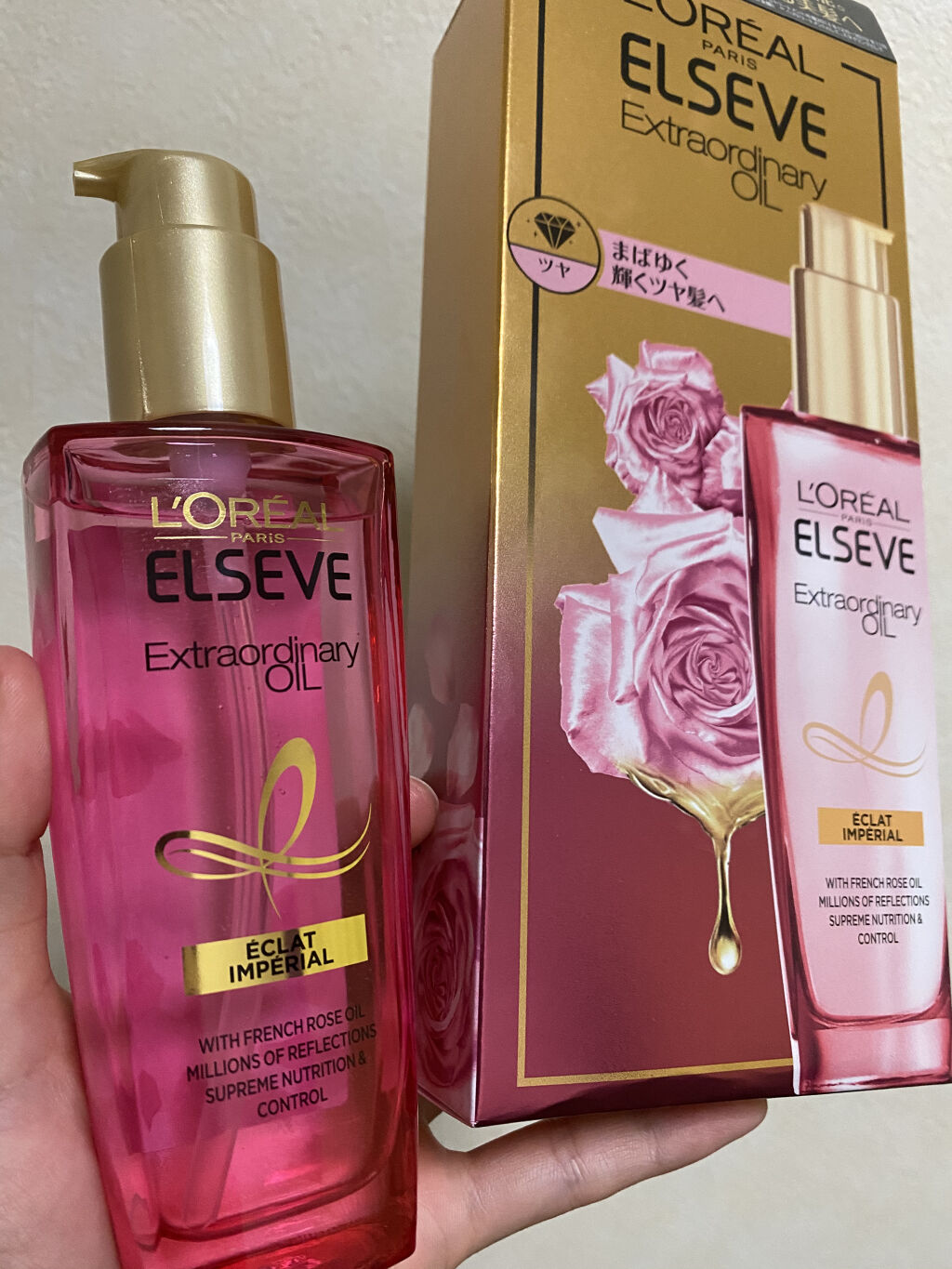 エクストラオーディナリー オイル エクラアンペリアル 艶髪オイル/ロレアル パリ/ヘアオイルを使ったクチコミ（2枚目）