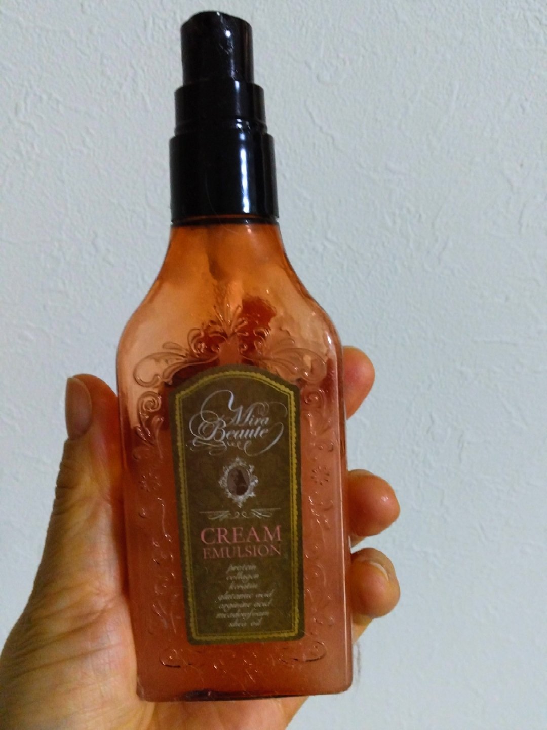 ミラボーテ ナチュラルクリームエマルジョン/ミラボーテ/ヘアミルクを使ったクチコミ（1枚目）