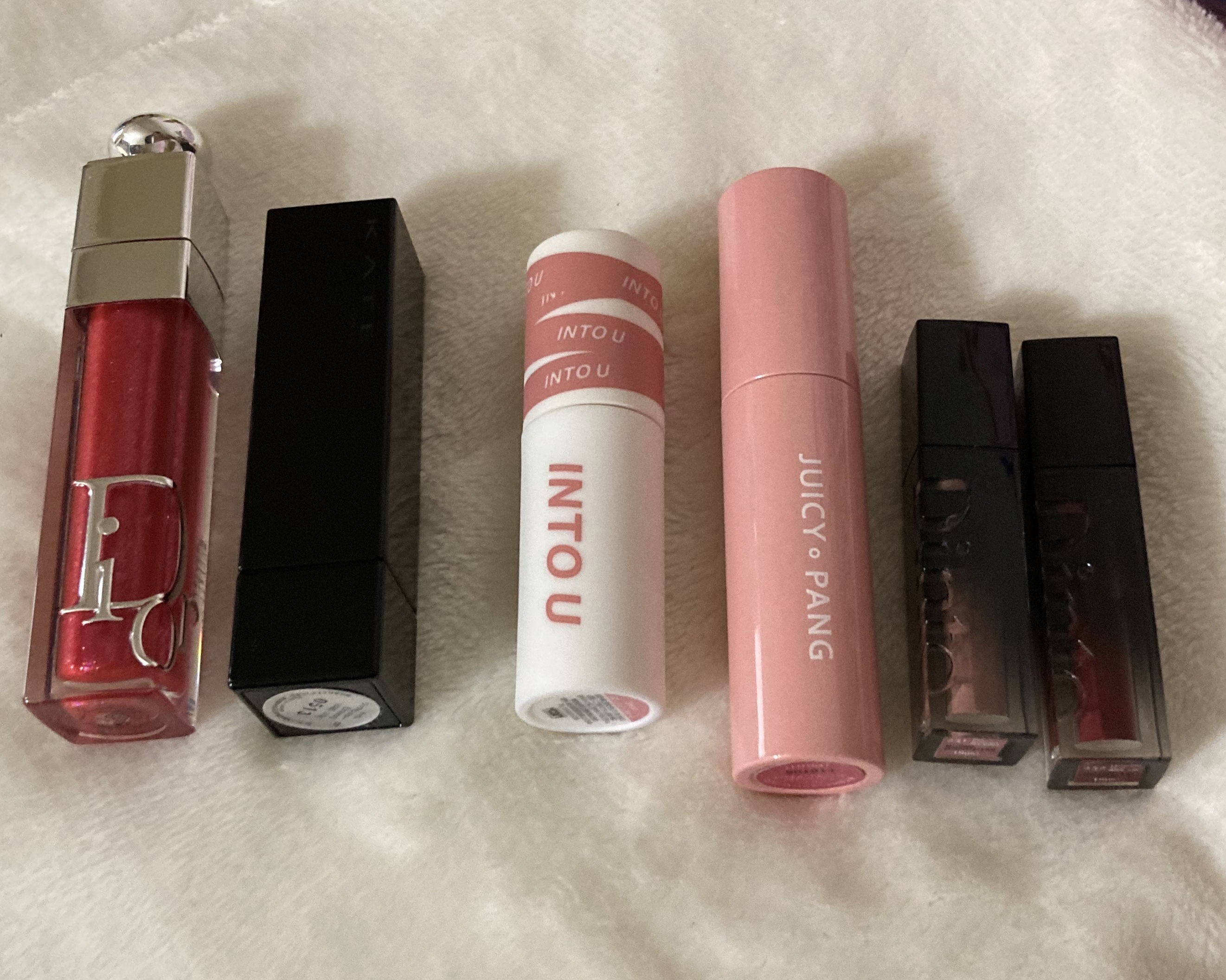スーパーマットリップ＆チークマッド/INTO U/口紅を使ったクチコミ（1枚目）
