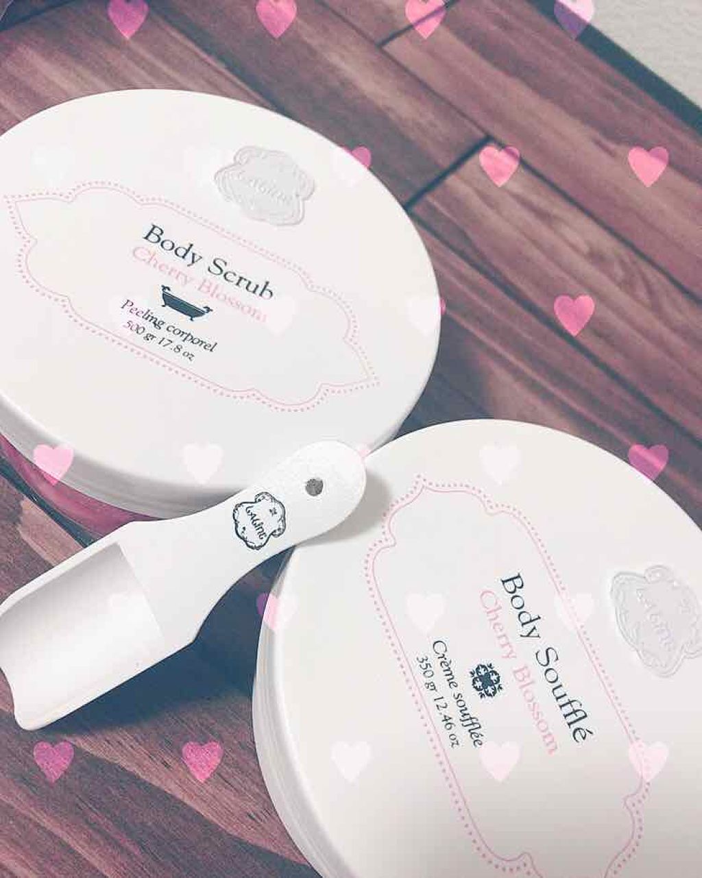 ボディスクラブ チェリーブロッサム/Laline/ボディスクラブを使ったクチコミ（2枚目）