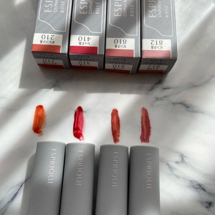 シフォンマット ルージュ/ESPRIQUE/口紅を使ったクチコミ(5枚目)