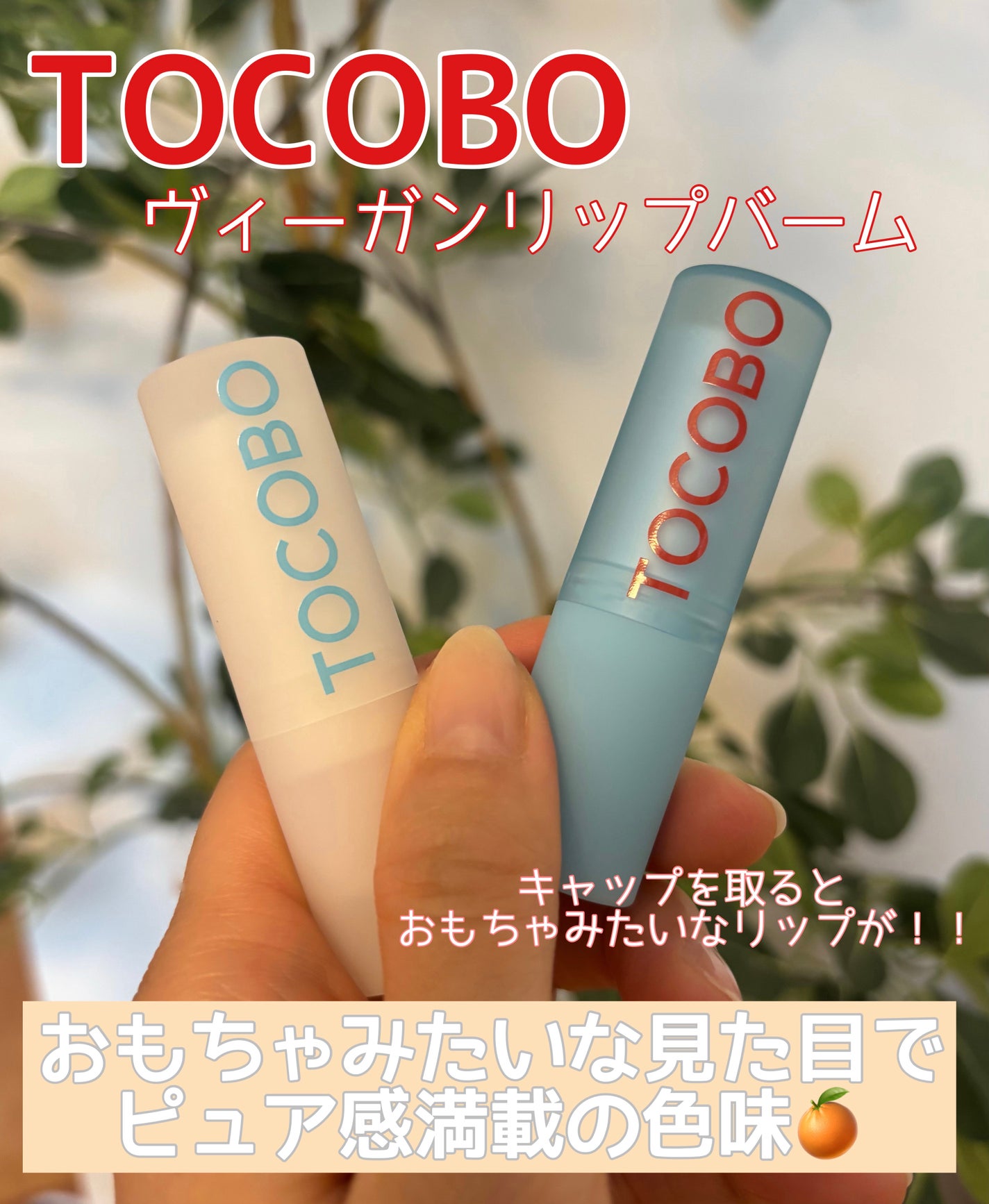 グラスティンティッドリップバーム/TOCOBO/リップバームを使ったクチコミ(1枚目)