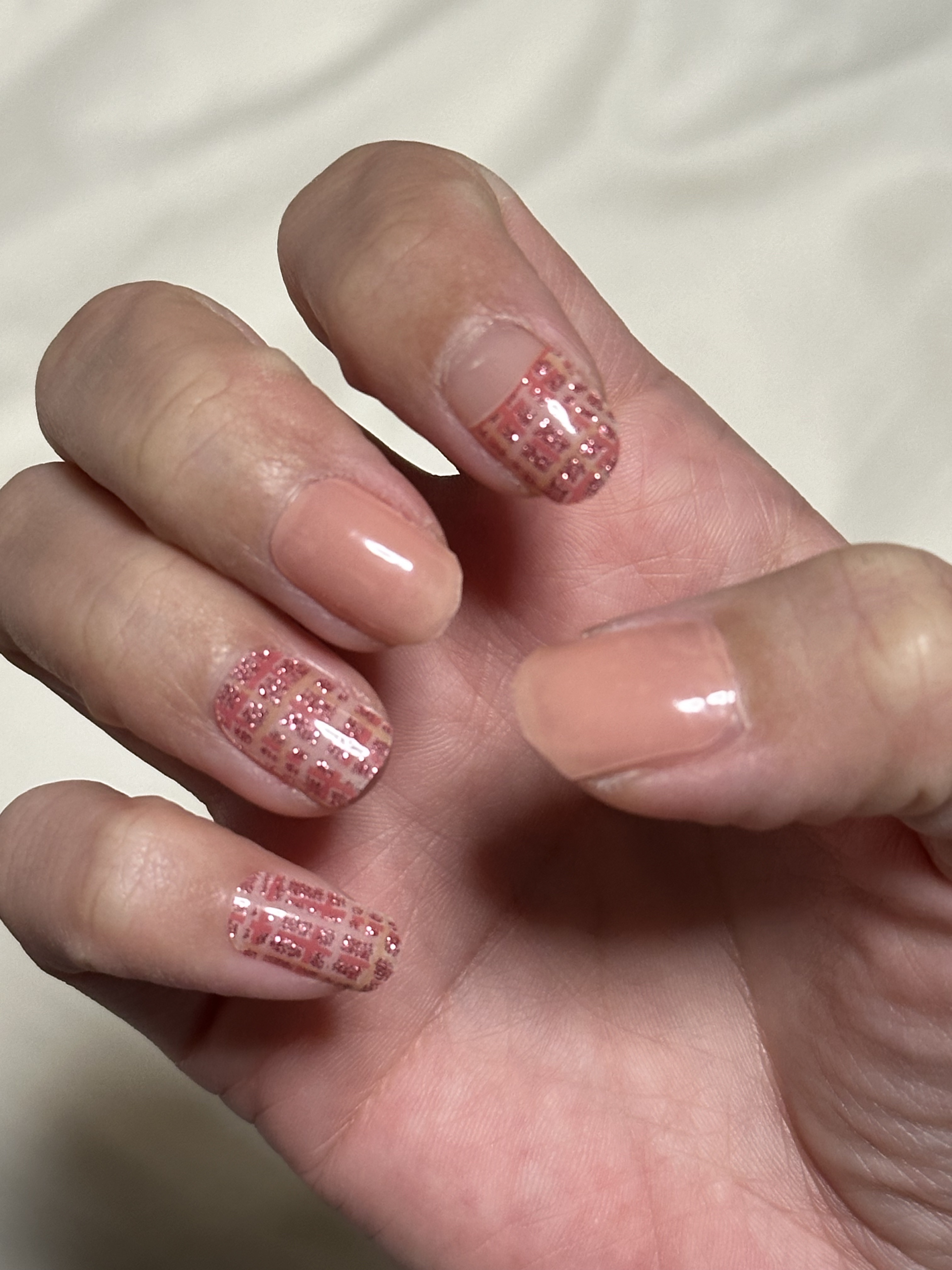 ジェルネイルシール（ハンド）/DAISO/ネイルシールを使ったクチコミ（2枚目）