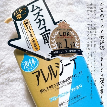 アレルジーナ 抗ヒスタミン成分配合ボディソープ/マックス/ボディソープを使ったクチコミ(2枚目)