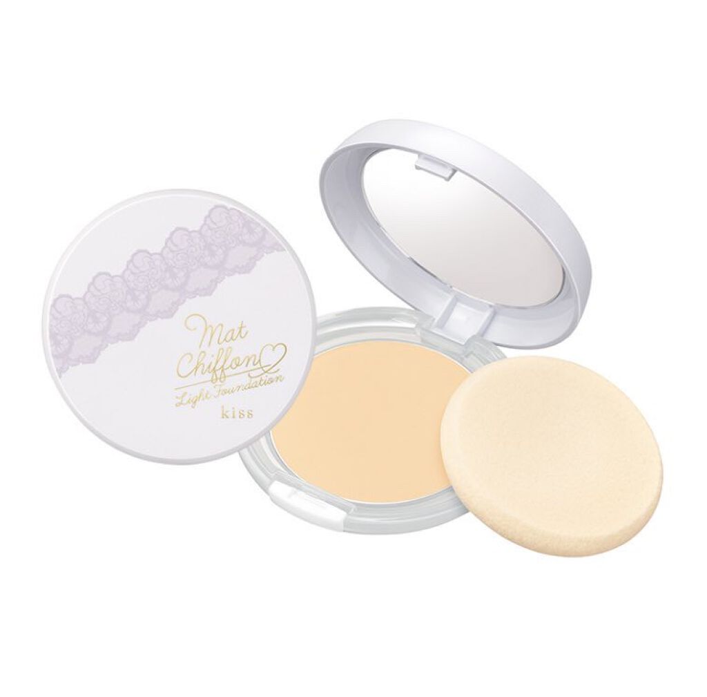 マットシフォン ライトファンデーションUV/KiSS/パウダーファンデーションを使ったクチコミ（1枚目）