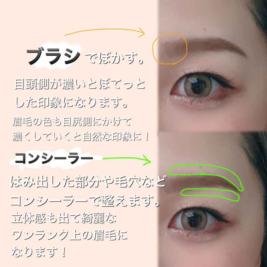 ケイト デザイニングアイブロウ3D/KATE/パウダーアイブロウを使ったクチコミ（2枚目）