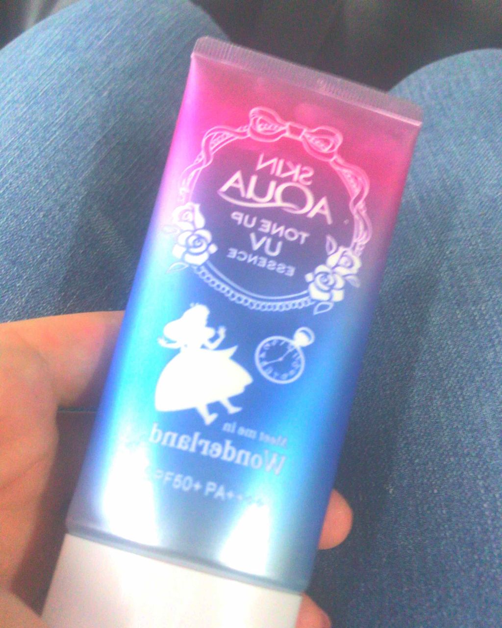 スキンアクア トーンアップUVエッセンス/スキンアクア/日焼け止めクリームを使ったクチコミ（1枚目）