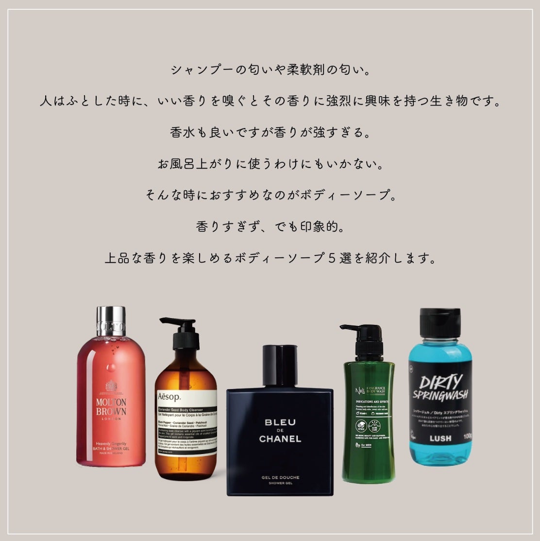 Kosuke on LIPS 「毎日使うものこそこだわりたい!おすすめのボディソープ5選を紹介..」(2枚目)