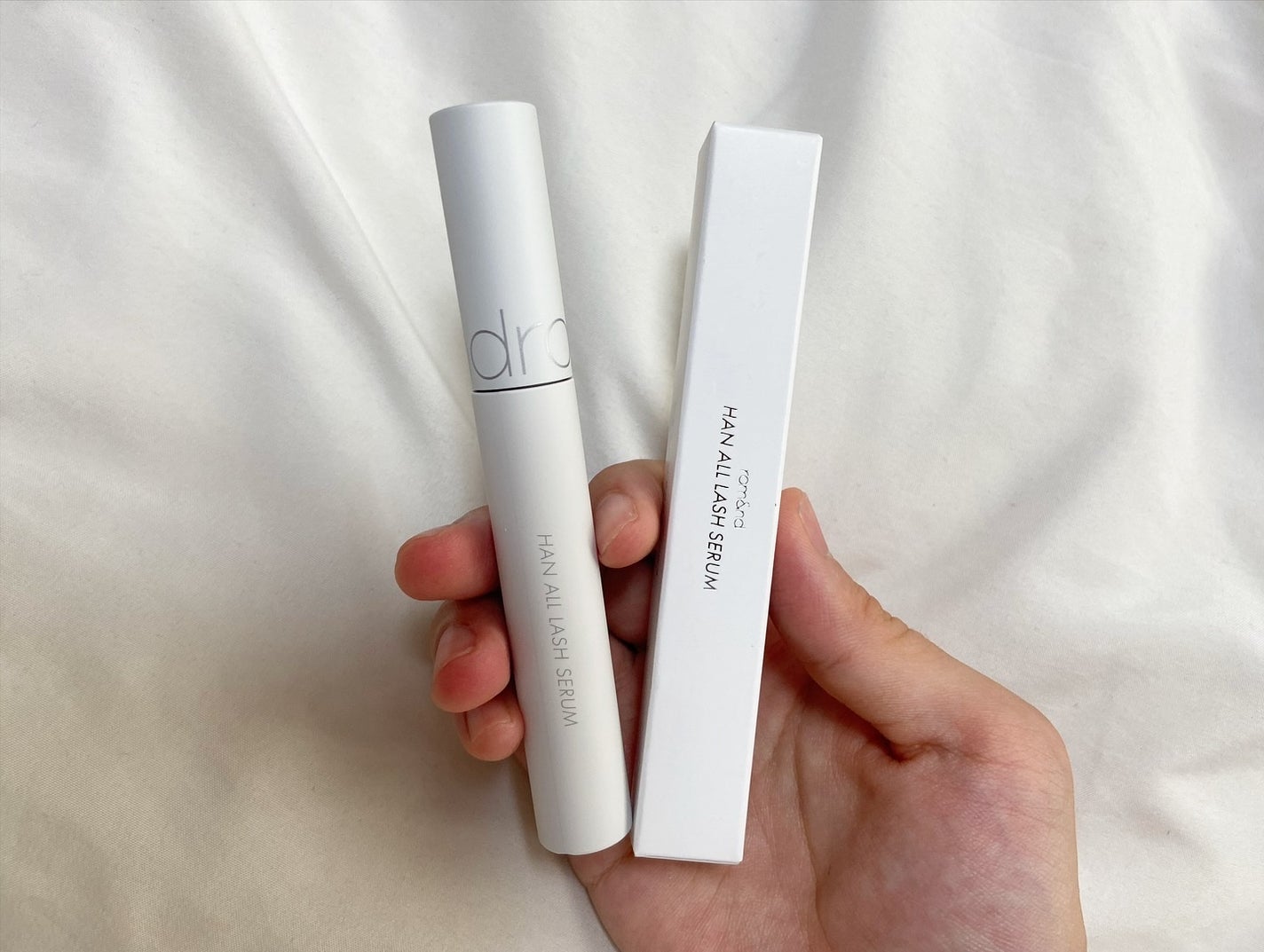 ハンオールラッシュセラム/rom&nd/まつげ美容液を使ったクチコミ(1枚目)