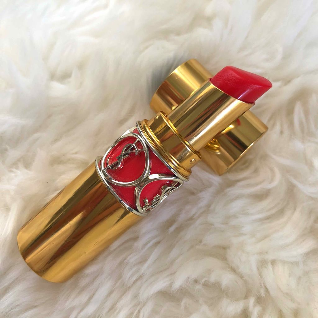 ルージュ ヴォリュプテ シャイン/YVES SAINT LAURENT BEAUTE/口紅を使ったクチコミ（1枚目）