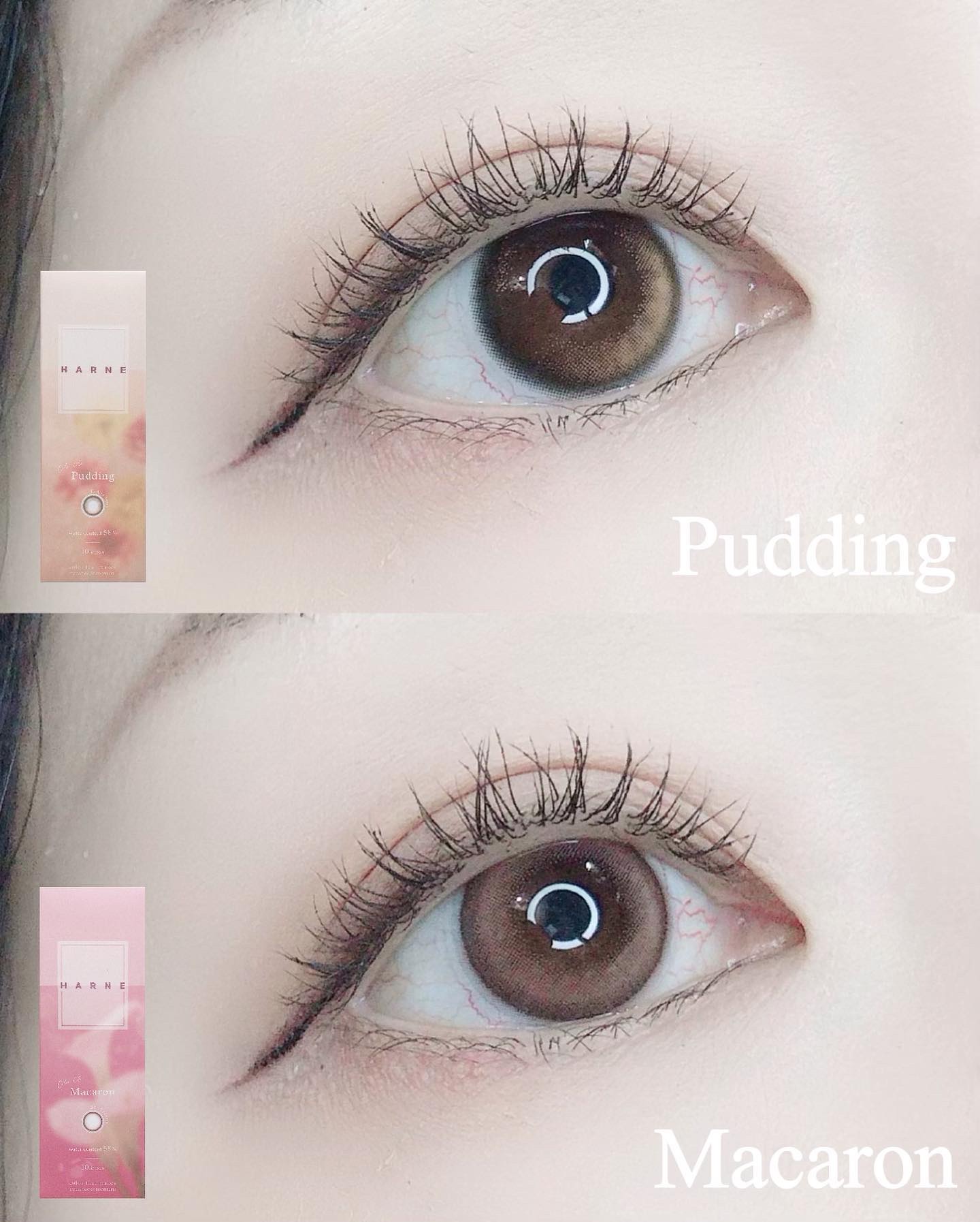 HARNE 1day/HARNE/ワンデー（１DAY）カラコンを使ったクチコミ（1枚目）