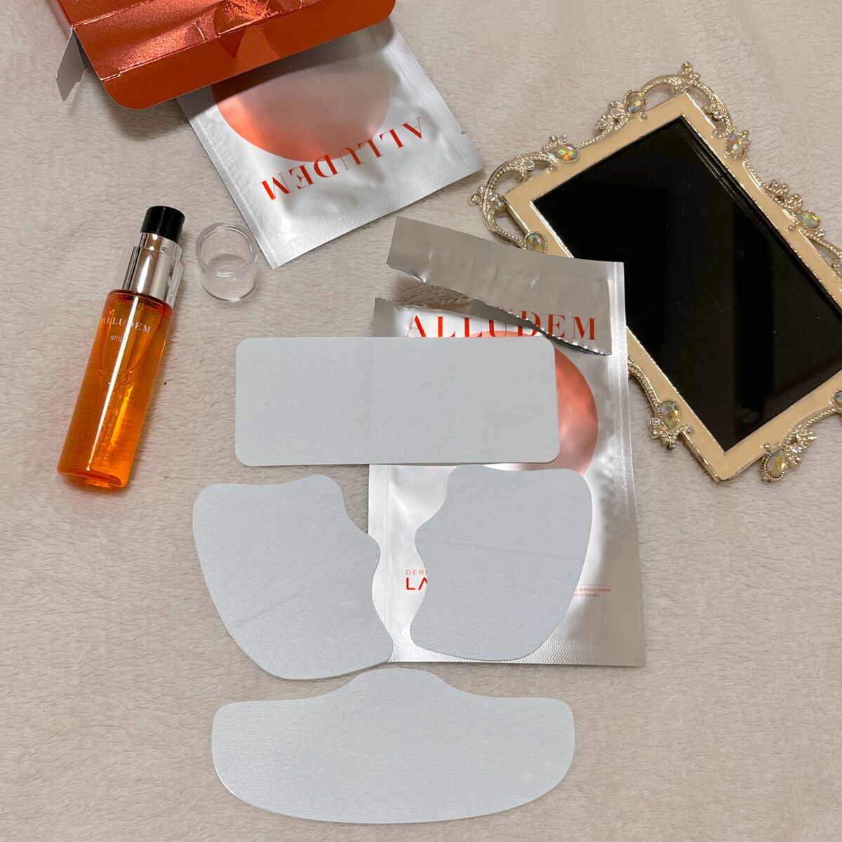 Derma Lift Mask/ALLUDEM/スキンケアキットを使ったクチコミ（3枚目）