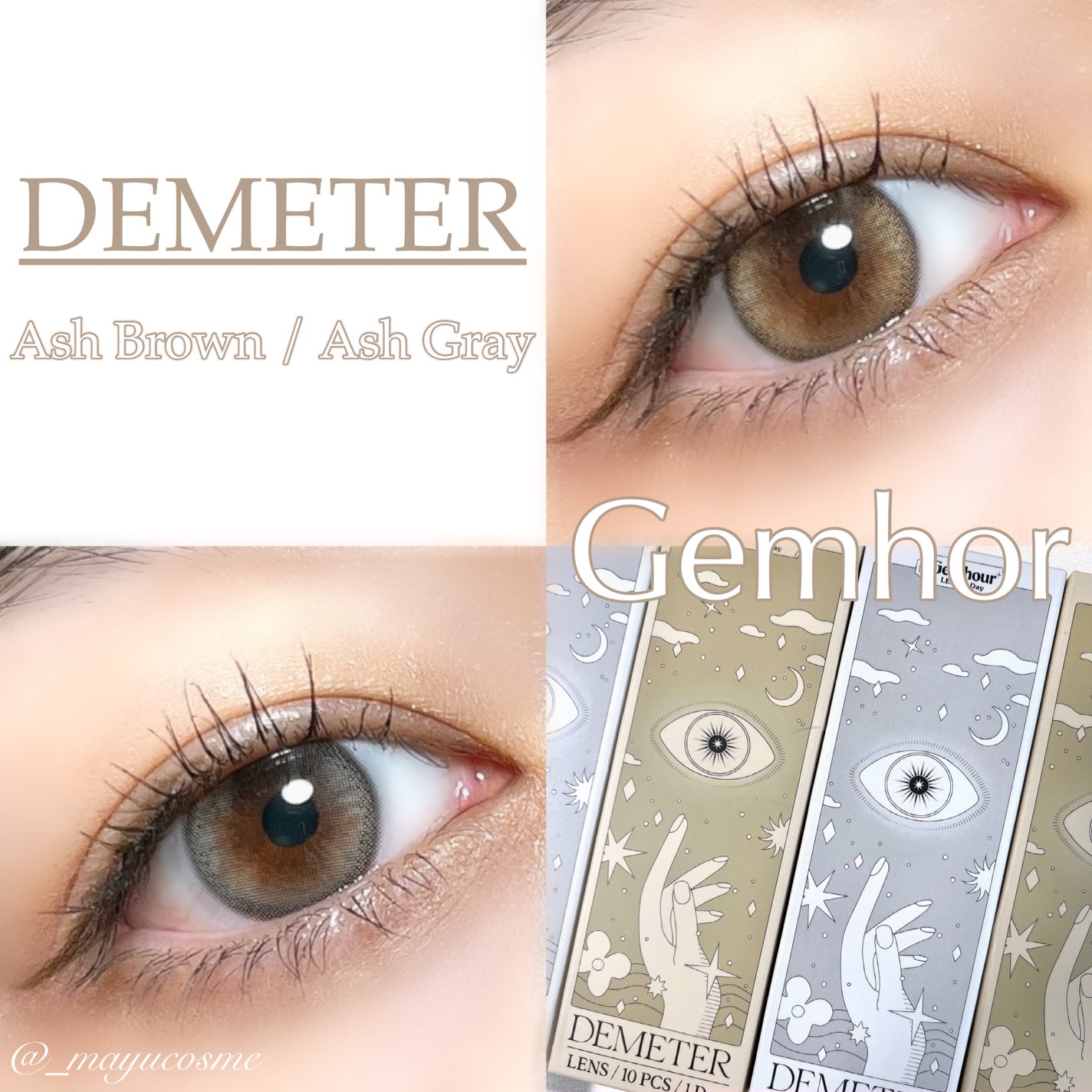 DEMETER 1day/Gemhour lens/カラーコンタクトレンズを使ったクチコミ(1枚目)
