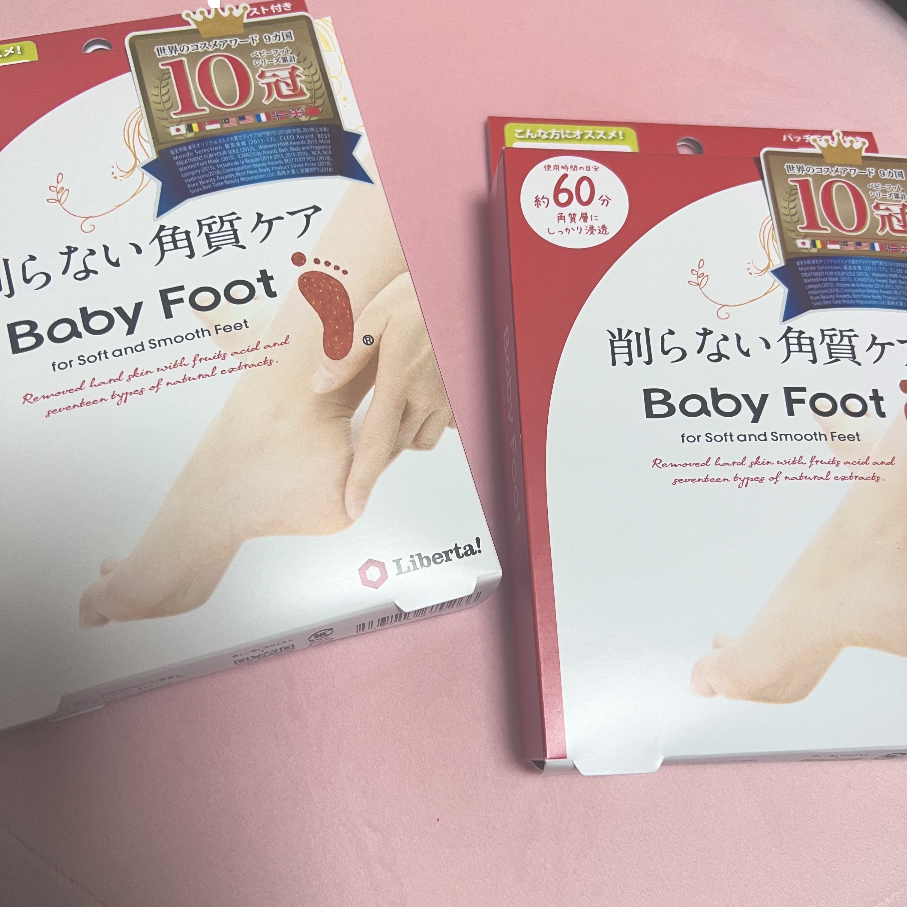 イージーパックDP60分タイプ 60分タイプ Sサイズ/ベビーフット/レッグ・フットケアを使ったクチコミ（1枚目）