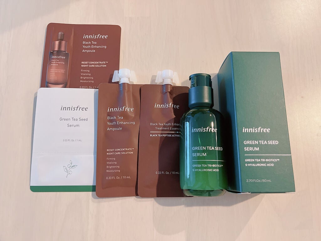 グリーンティーシード セラム N/innisfree/美容液を使ったクチコミ(3枚目)