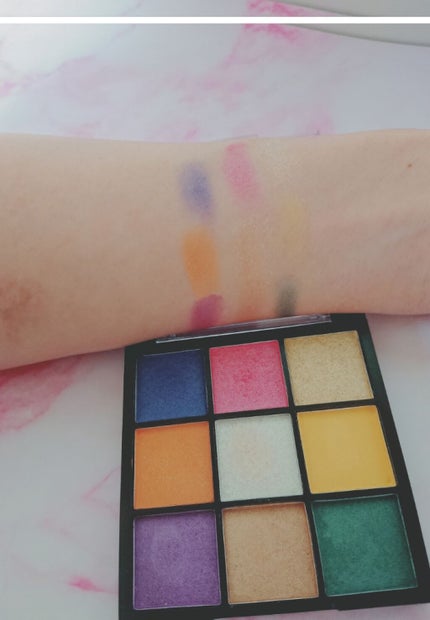 UR GLAM BLOOMING EYE COLOR PALETTE/U R GLAM/アイシャドウパレットを使ったクチコミ(2枚目)