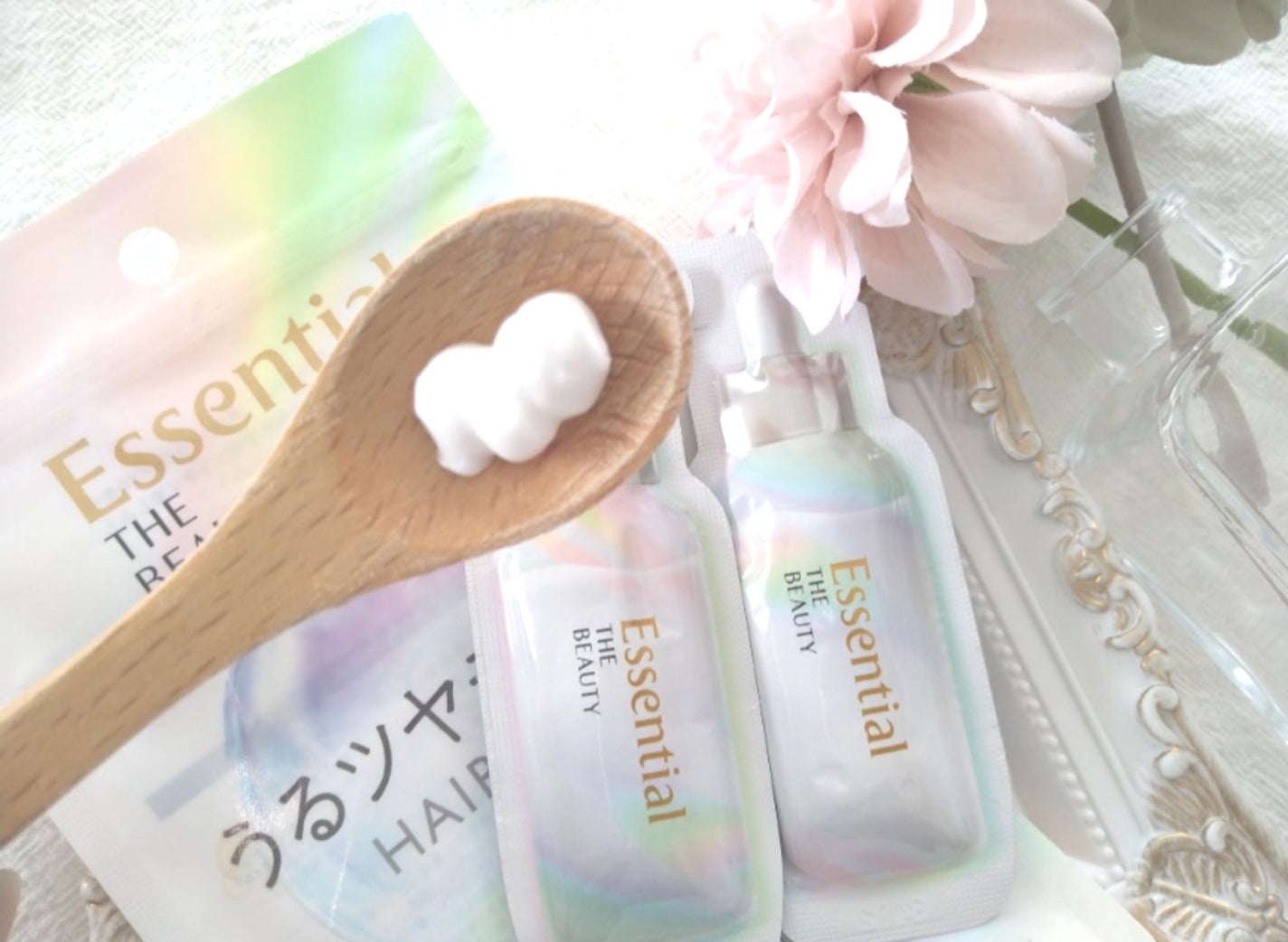 ザビューティ うるツヤチャージヘアパック/エッセンシャル/ヘアマスク・ヘアパックを使ったクチコミ(3枚目)